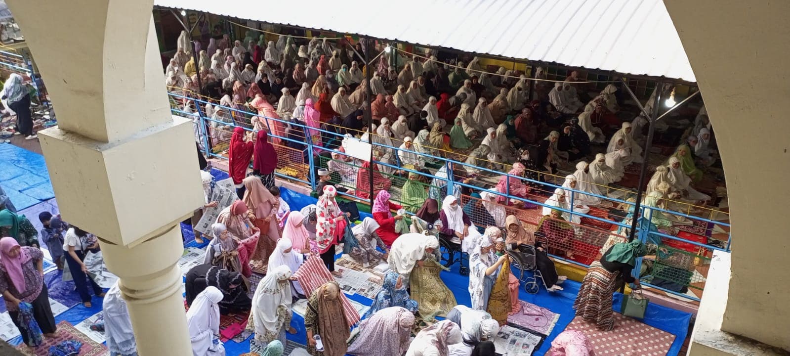 Sholat Ied Jamaah Putri